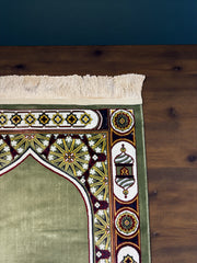 Islamic Prayer Rug/Janamaz – Soft Velvet Prayer Ma 70x110 cm