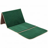 Foldable Prayer mat with Back Support – Thick Padded Islamic Prayer Mat,
