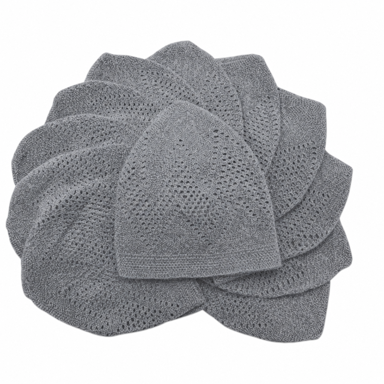 12-Pcs Turkish Kufi Cap –Light weight, Muslim Prayer Hat