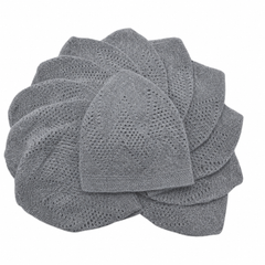 12-Pcs Turkish Kufi Cap –Light weight, Muslim Prayer Hat