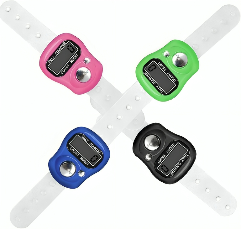 Electronic Finger Counter, Pack Resettable botton 5-Digit LCD Electronic